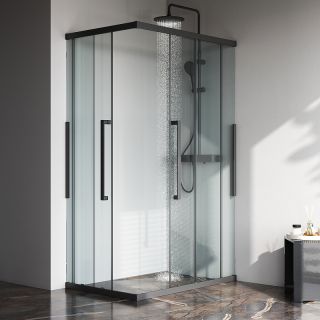 Душевой уголок AM.PM Func  W84G-403-12080-BТ 120х80 профиль хром матовый стекло прозрачное